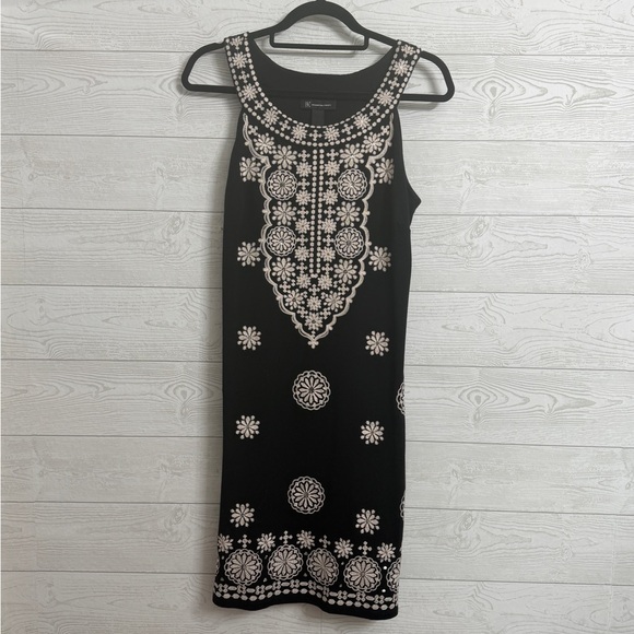 INC International Concepts Dresses & Skirts - INC Women’s Black Cotton Embroidered Sleeveless Dress. Size M